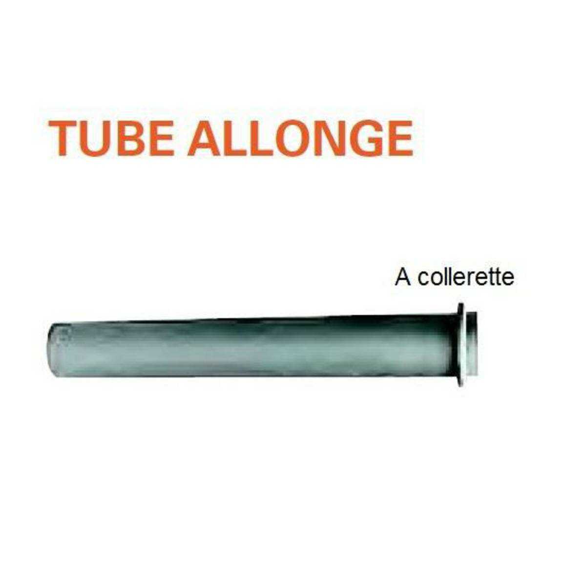 TUBE ALLONGE FONTE A COLLERETTE 0.6M