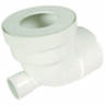Pipe WC courte 90° Femelle - Femelle avec joint à lèvre