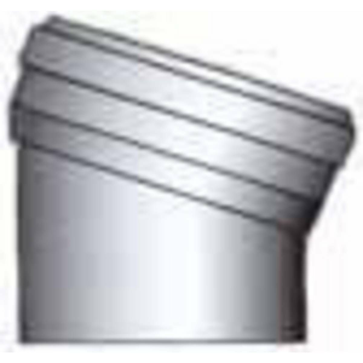Coude Mâle-Femelle 15° PVC assainissement - SDR 41