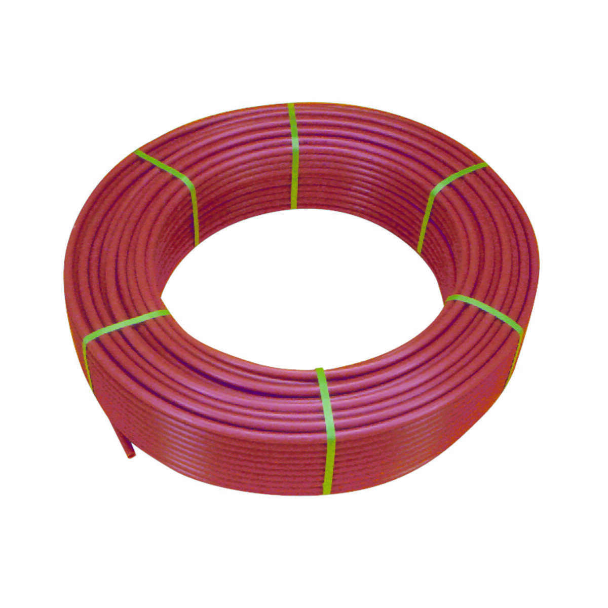 Tube PER (PEX-B), nu, rouge, couronne 200 mètres, Ø 20, 20x16,2.