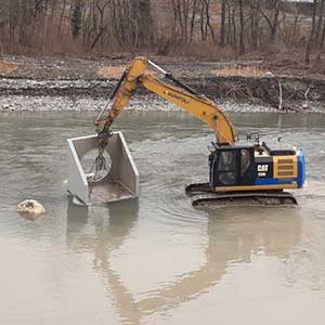 Restauration de digues et protection des innondations